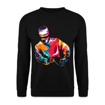 neurosurgeon - Unisex Sweatshirt - black - Front - Alina (178cm) & Michal (187cm)