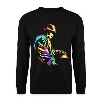 Anesthetist anesthesia gift - Unisex Sweatshirt - black - Front - Alina (178cm) & Michal (187cm)