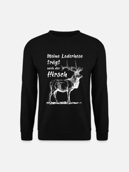 Lederhose - Unisex Pullover - Schwarz