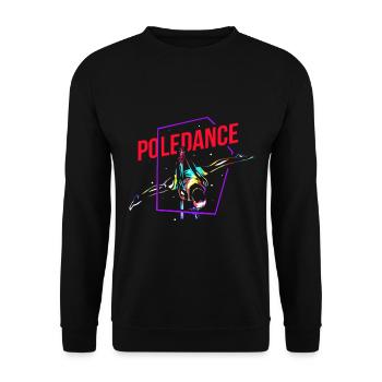 Pole Dance - Unisex Pullover - Schwarz - Vorne - Alina (178cm) & Michal (187cm)