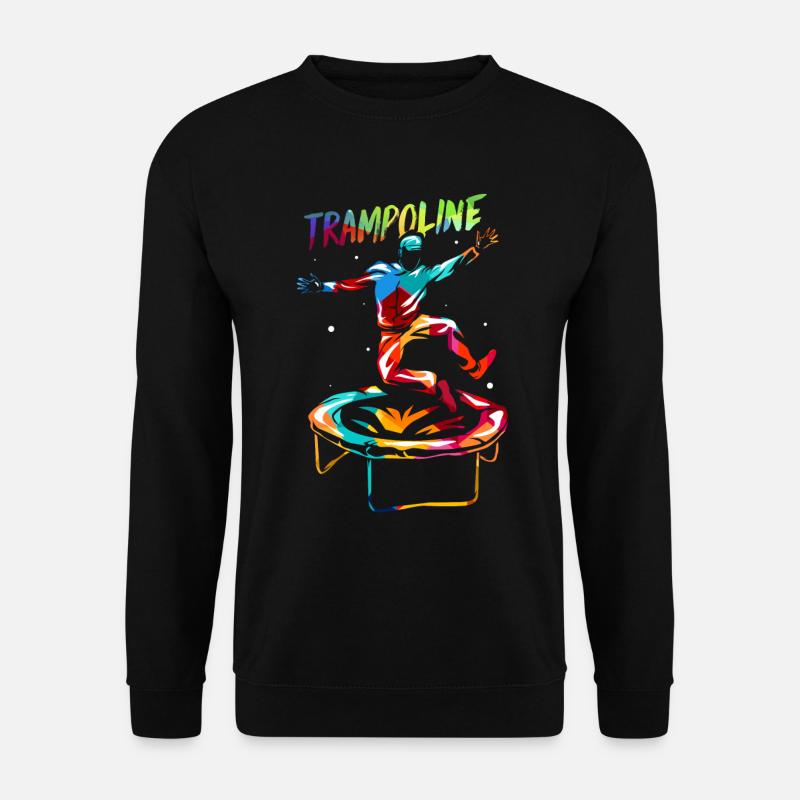 Trampolin - Unisex Pullover - Schwarz