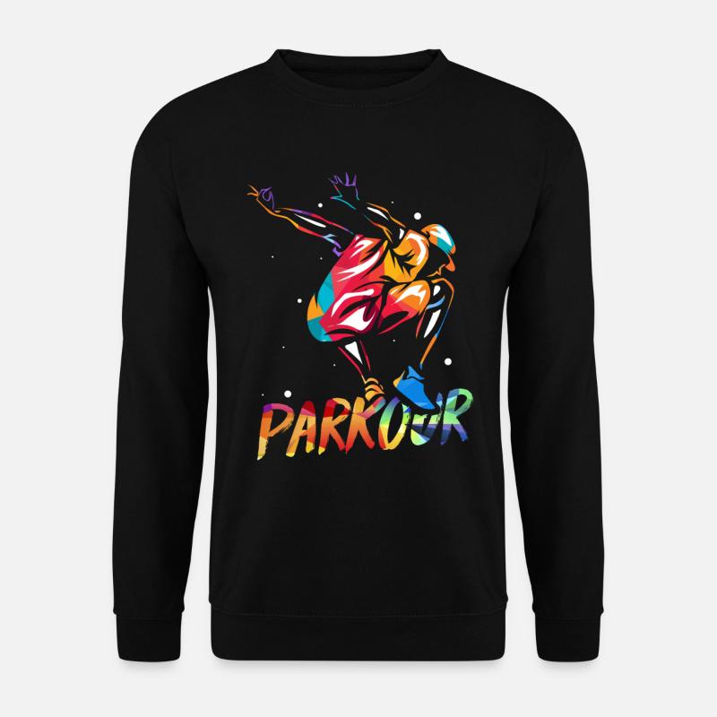 Parkour Traceur - Unisex Pullover - Schwarz