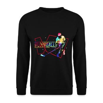 Floorball Floorball - Sweat-shirt Unisexe - noir - Devant - Alina (178cm) & Michal (187cm)