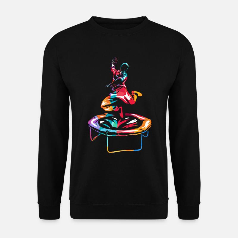 Trampolin - Unisex Pullover - Schwarz