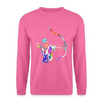 Bogenschießen - Unisex Pullover - Pink - Vorne