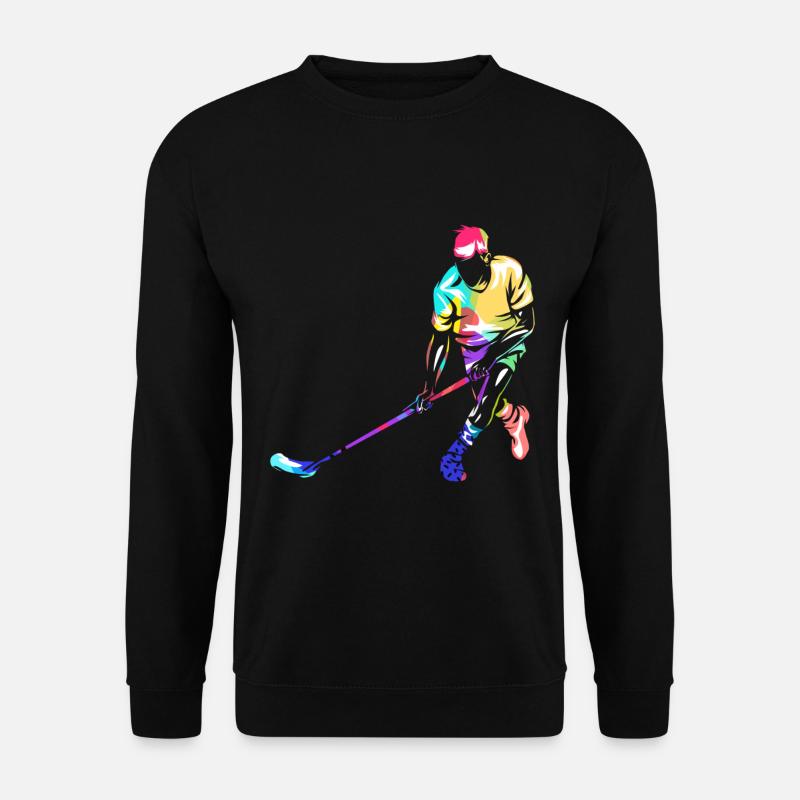 Floorball - Unisex Pullover - Schwarz
