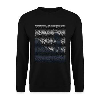 VTT - Sweat-shirt Unisexe - noir - Devant - Alina (178cm) & Michal (187cm)