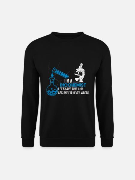Biochemist biochemistry - Unisex Sweatshirt - black