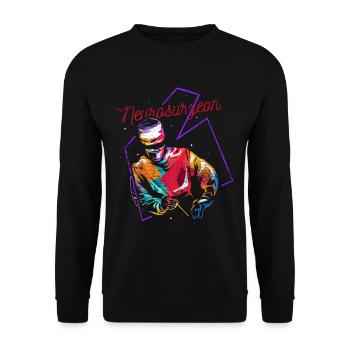 Neurosurgeon gift - Unisex Sweatshirt - black - Front - Alina (178cm) & Michal (187cm)