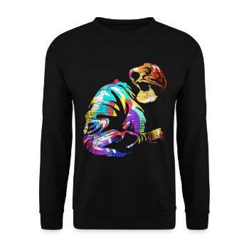 Neurosurgeon Doctor Gift - Unisex Sweatshirt - black - Front - Alina (178cm) & Michal (187cm)