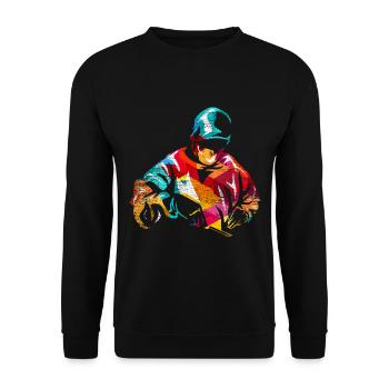 Cadeau chirurgien - Sweat-shirt Unisexe - noir - Devant - Alina (178cm) & Michal (187cm)