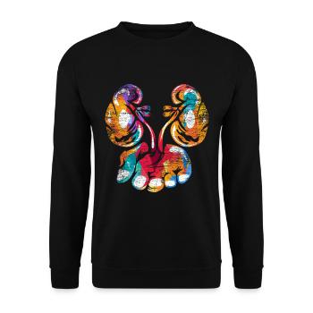Urologist - Unisex Sweatshirt - black - Front - Alina (178cm) & Michal (187cm)