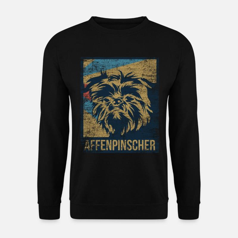 Affenpinscher Pinscher - Unisex Pullover - Schwarz