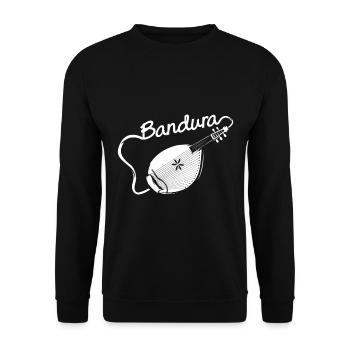 Bandura - Sweat-shirt Unisexe - noir - Devant - Alina (178cm) & Michal (187cm)