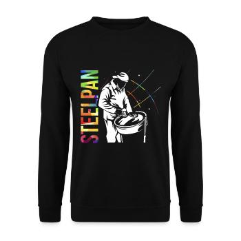 Steelpan Panist Gift - Sweat-shirt Unisexe - noir - Devant - Alina (178cm) & Michal (187cm)