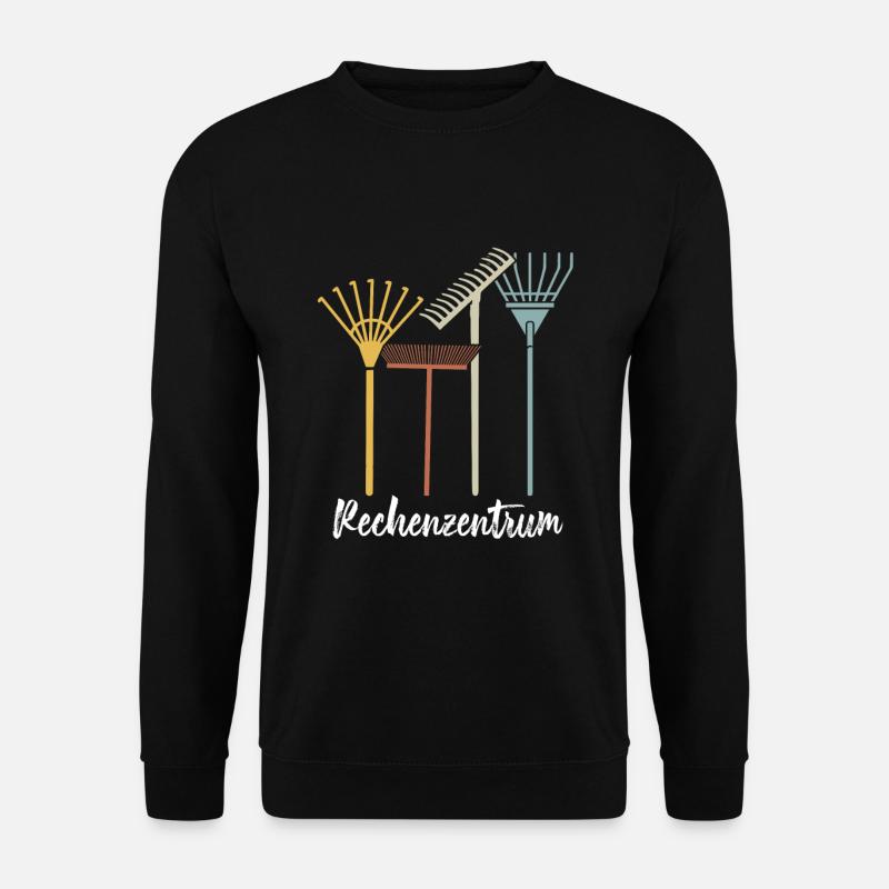 Gärtner Gärtnerei Rechen Gartenarbeit Geschenk - Unisex Pullover - Schwarz