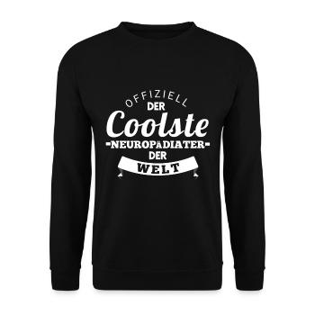 Neuropädiatrie - Unisex Pullover - Schwarz - Vorne - Alina (178cm) & Michal (187cm)
