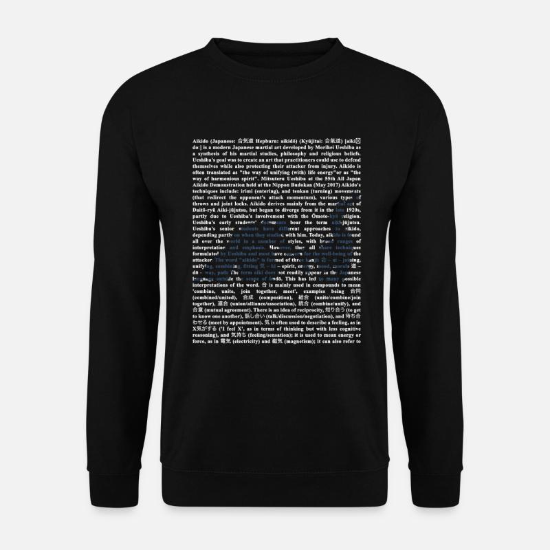 Aikido - Unisex Sweatshirt - black