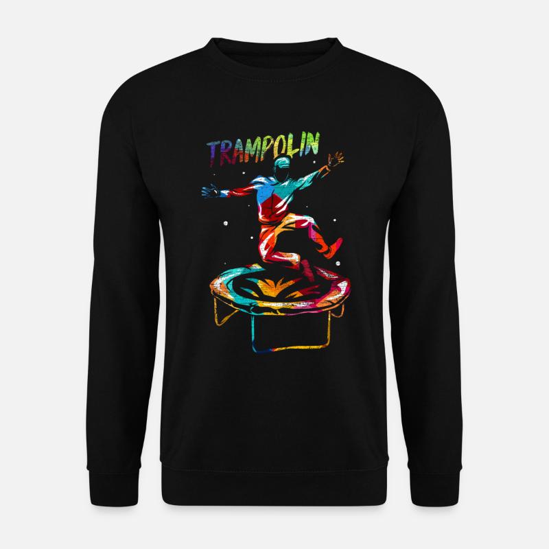 Trampoline Gift - Unisex Sweatshirt - black