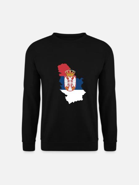 Serbie - Sweat-shirt Unisexe - noir