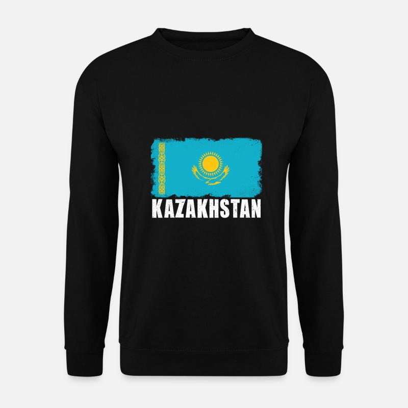 Kasachstan - Unisex Pullover - Schwarz