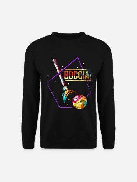 Boccia Paralympische Sportart Polygon Geschenk - Unisex Pullover - Schwarz