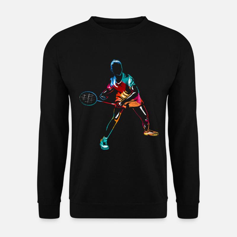 Badminton Sport - Unisex Pullover - Schwarz