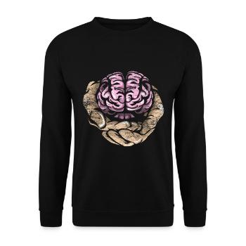 Cadeau psychologue - Sweat-shirt Unisexe - noir - Devant - Alina (178cm) & Michal (187cm)