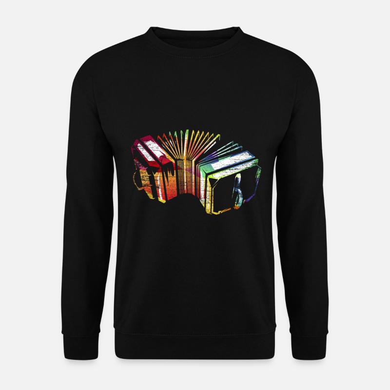 Bandoneon wind instrument gift - Unisex Sweatshirt - black