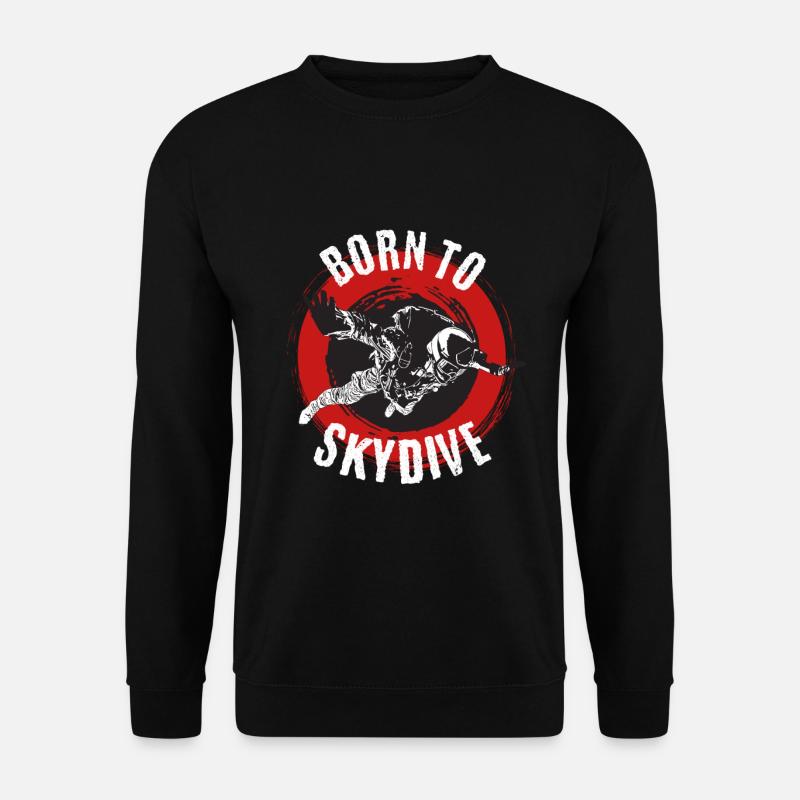 Saut en parachute parachutisme - Sweat-shirt Unisexe - noir