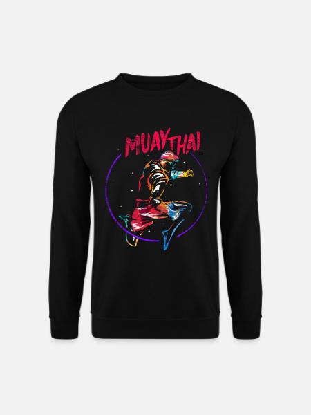 Muay Thai boxing gift - Unisex Sweatshirt - black