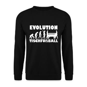 Table football gift - Unisex Sweatshirt - black - Front - Alina (178cm) & Michal (187cm)
