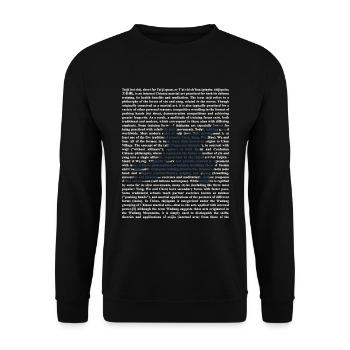 Tai chi - Unisex Sweatshirt - black - Front - Alina (178cm) & Michal (187cm)