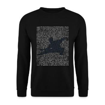 Tai Chi gift - Unisex Sweatshirt - black - Front - Alina (178cm) & Michal (187cm)