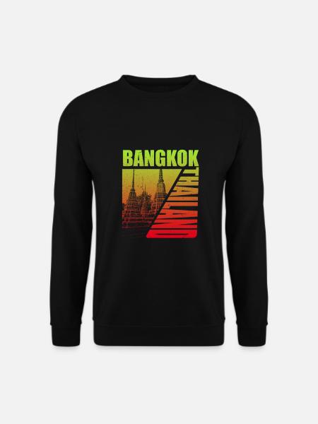 Bangkok - Unisex Pullover - Schwarz