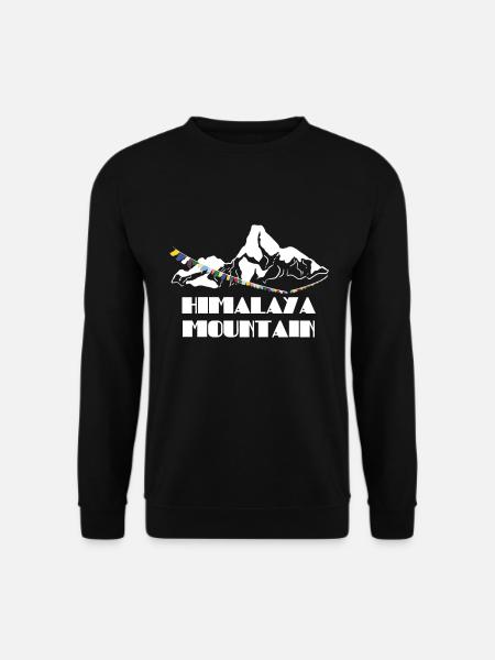Himalaya Geschenk - Unisex Pullover - Schwarz