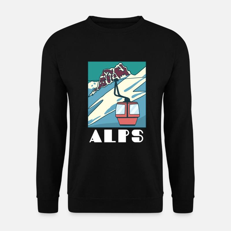 Alps - Unisex Sweatshirt - black