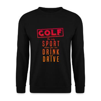 Gulf - Unisex Sweatshirt - black - Front - Alina (178cm) & Michal (187cm)