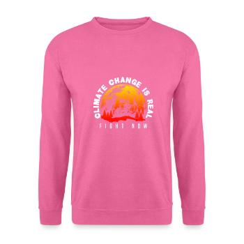 Climate change - Unisex Sweatshirt - pink - Front
