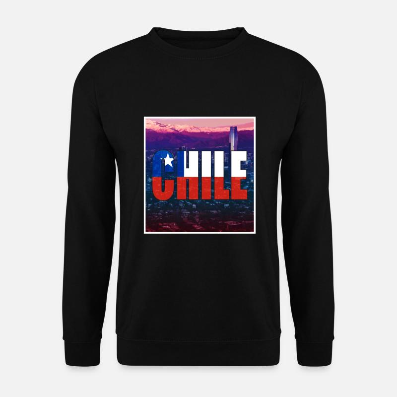 Chile Santiago de Chile - Unisex Pullover - Schwarz