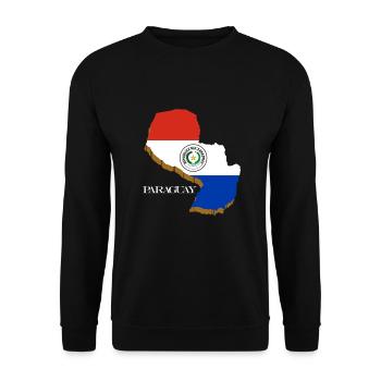 Paraguay - Unisex Pullover - Schwarz - Vorne - Alina (178cm) & Michal (187cm)