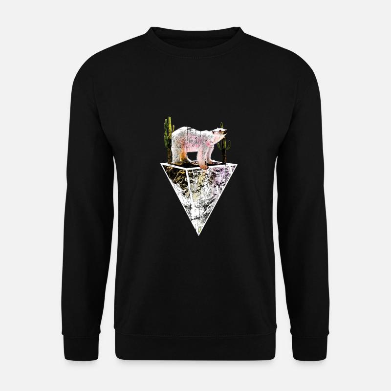 Klimawandel Eisbär - Unisex Pullover - Schwarz