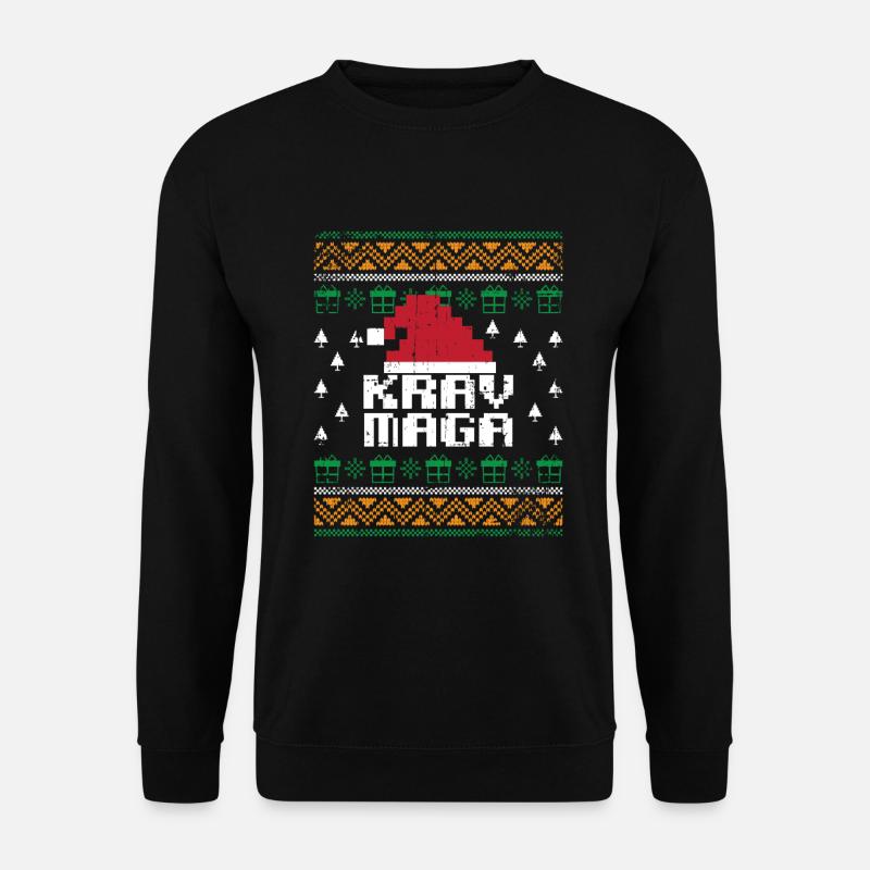 Krav Maga Christmas - Unisex Sweatshirt - black