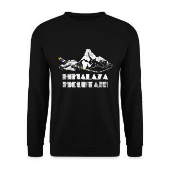 Himalaya Gift - Unisex Sweatshirt - black - Front - Alina (178cm) & Michal (187cm)