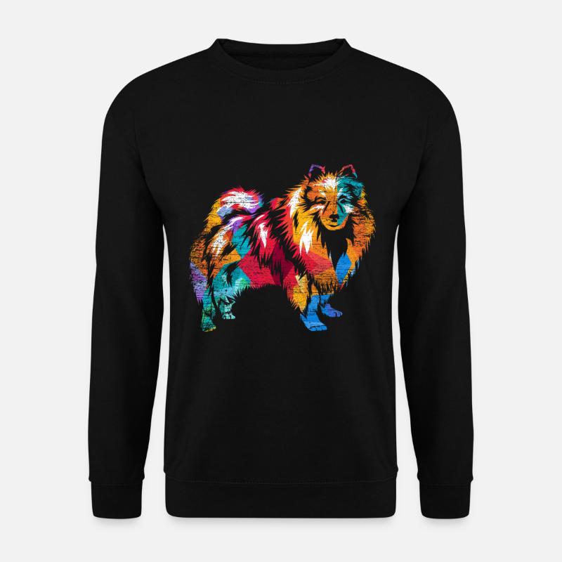 keeshond - Unisex Sweatshirt - black