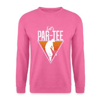 Golf Golfen Golfsport - Unisex Pullover - Pink - Vorne