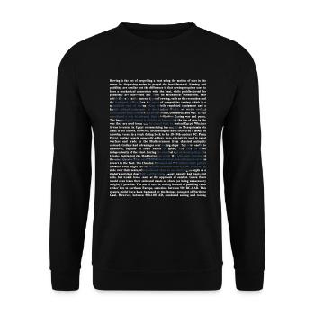 aviron - Sweat-shirt Unisexe - noir - Devant - Alina (178cm) & Michal (187cm)