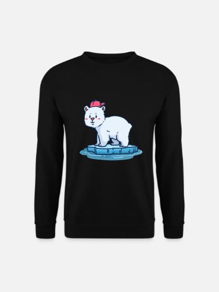 Eisbär Kind - Unisex Pullover - Schwarz