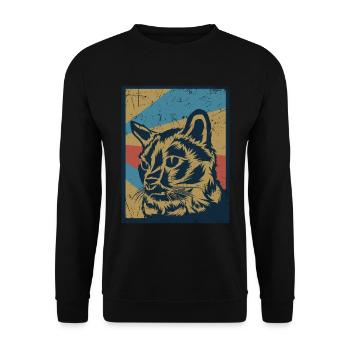 Tonkanese gift - Unisex Sweatshirt - black - Front - Alina (178cm) & Michal (187cm)