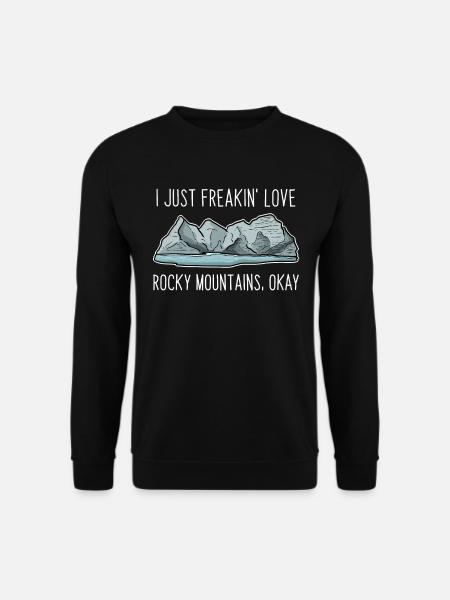 Rocky Mountains - Unisex Sweatshirt - black